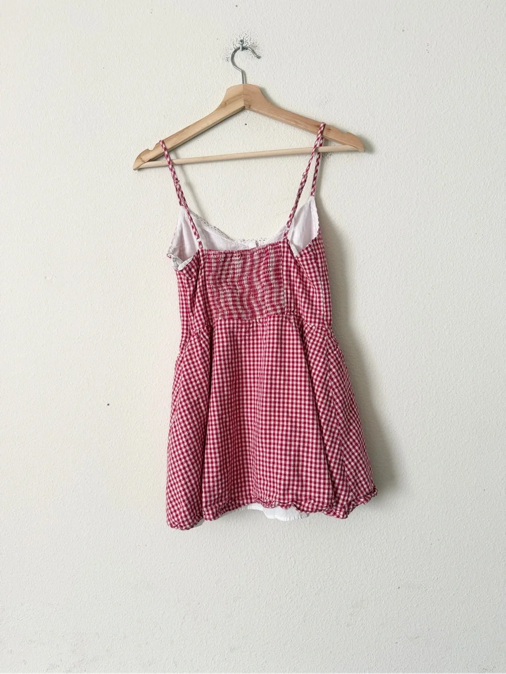 Princess Polly SIZE 6 Toulouse mini red gingham dress - Picture 4 of 6